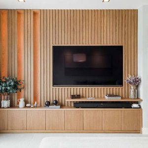 TV Cabinet & Wall Panel Design 06
