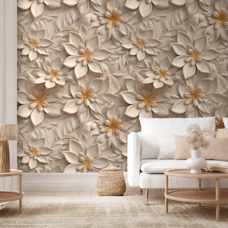 Elegant Floral Design Wallpaper