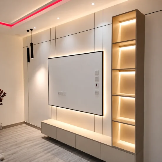 TV Unit & Wall Panel Design Image